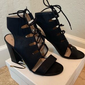 Black Strappy Heels